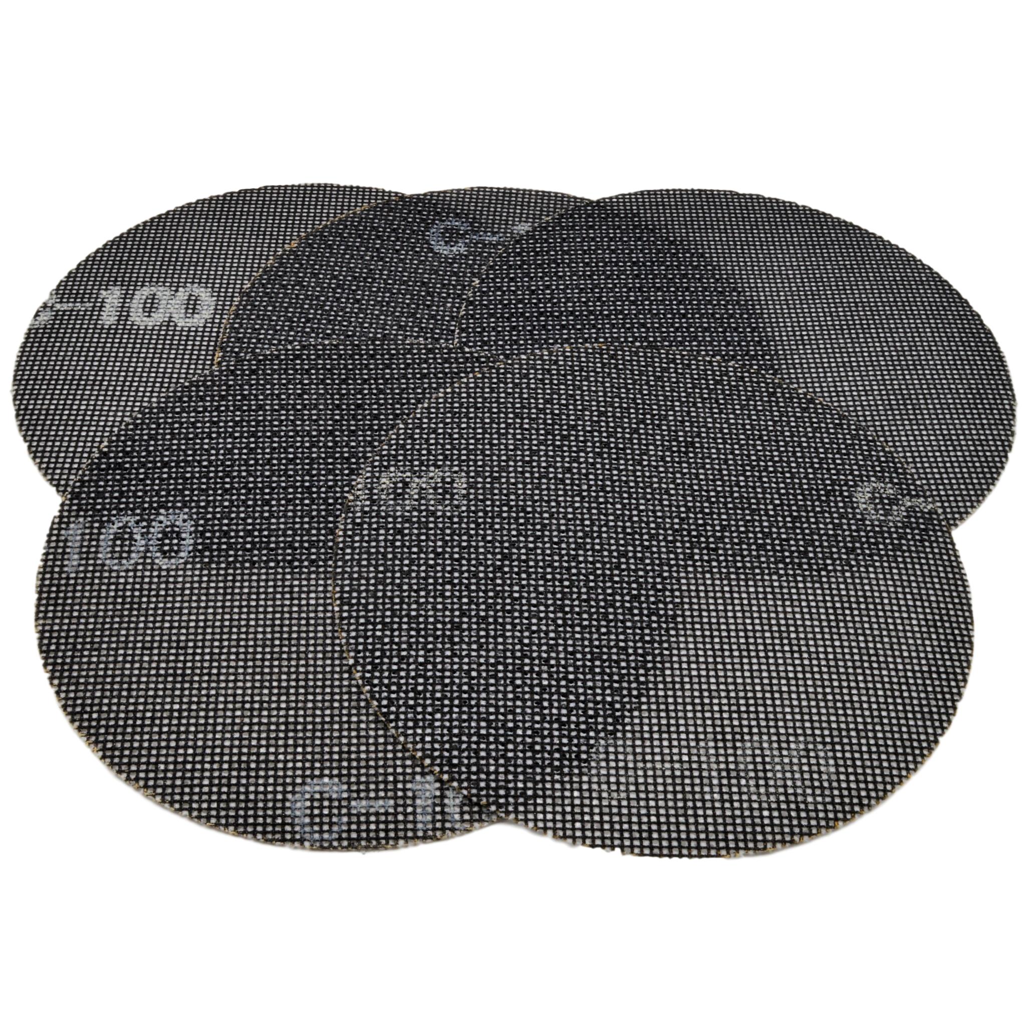 10x Schleifgitter 225mm Körnung 80 - Klettscheiben Für Trockenbauschleifer & Giraffenschleifer